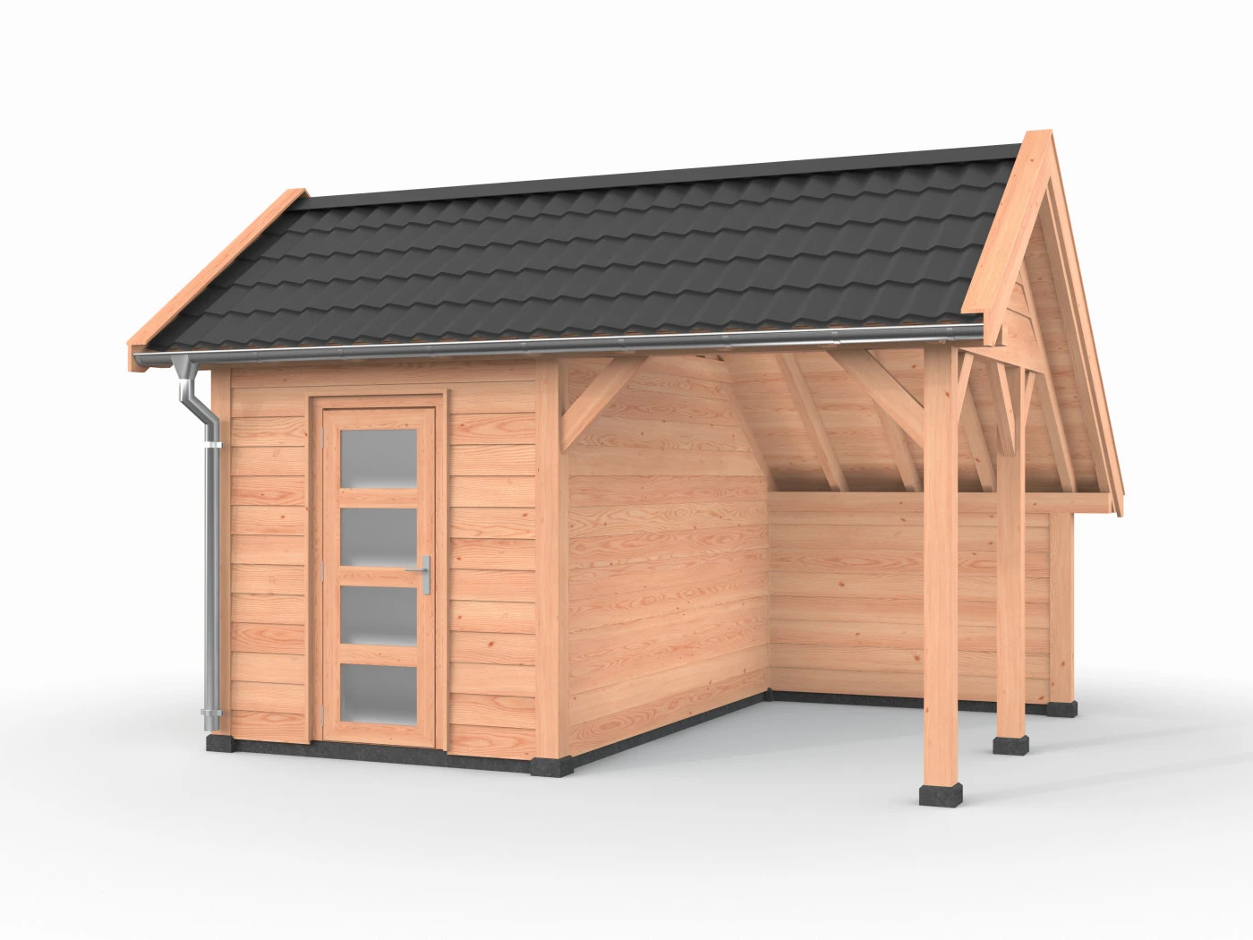 Douglas Kapschuur, 500 x 400, schuur en achterwand, Westwood Deluxe - Afbeelding 1